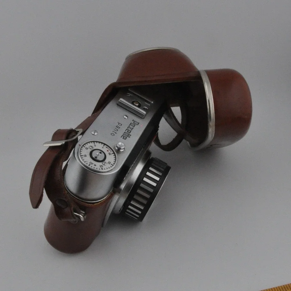 Braun Paxette Panto Camera Brown Fair Vintage Katagon 40mm Lens‎ Leather Case